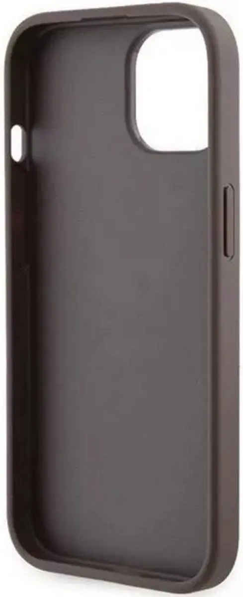 Guess 4G Triangle Logo Grip Case iPhone 15 - Bruin