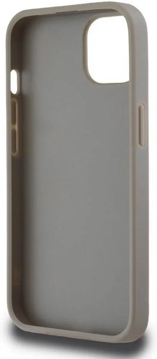 DKNY Checkered Back Case - iPhone 14 Beige