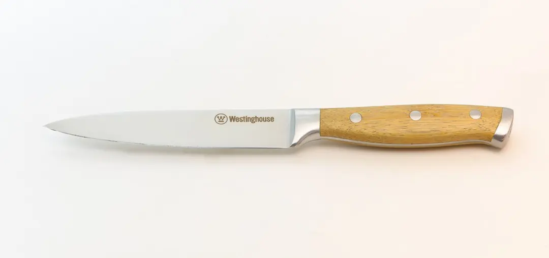 Westinghouse Koksmes 13cm - RVS - Bamboe Handvat