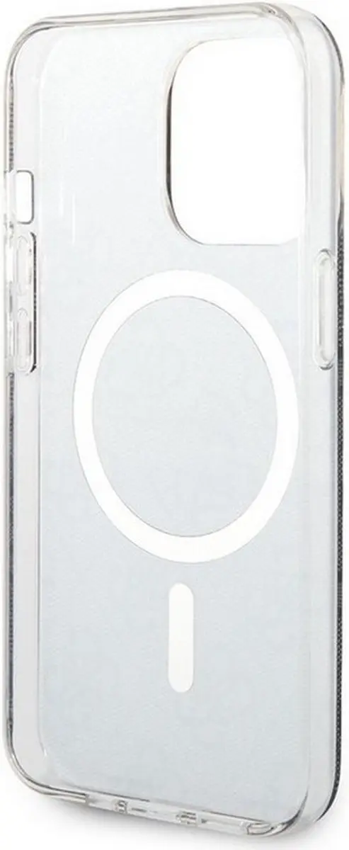 GUESS 4G Back Case MagSafe iPhone 13 Pro - Grijs