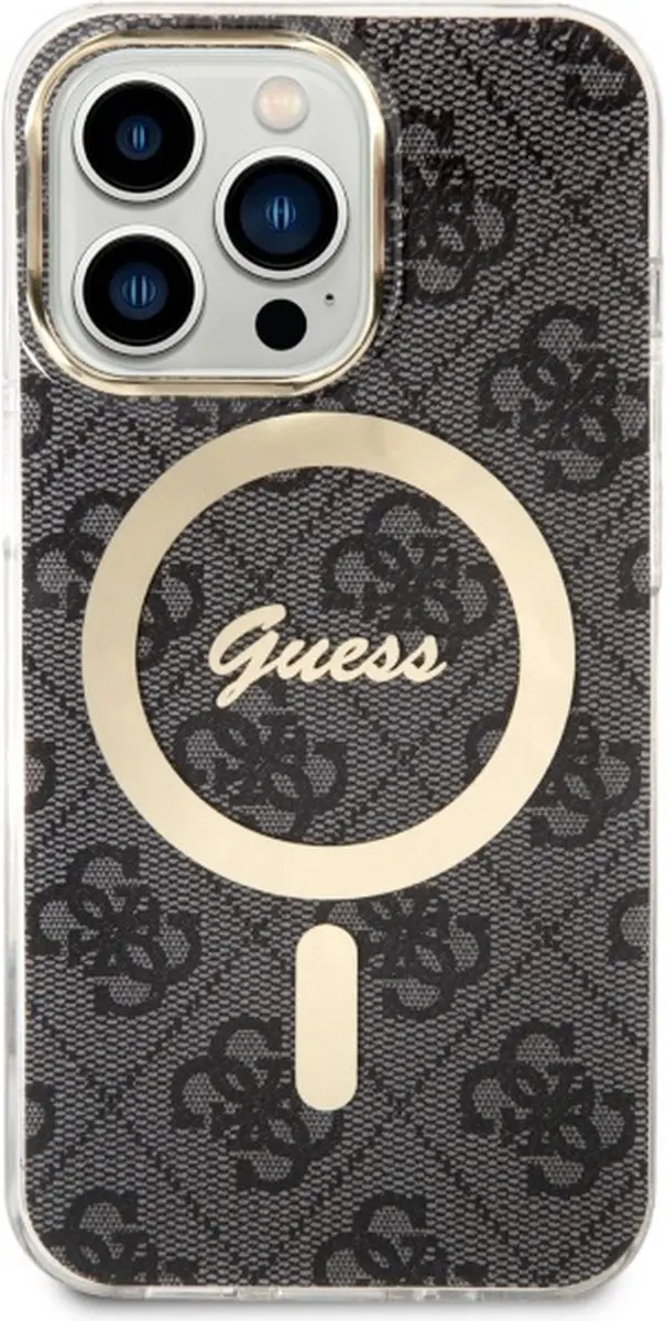 GUESS 4G Back Case MagSafe iPhone 13 Pro - Grijs