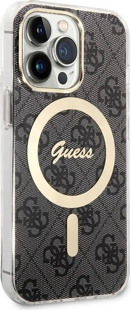 GUESS 4G Back Case MagSafe iPhone 13 Pro - Grijs