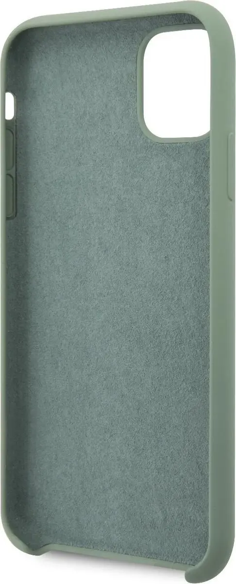 GUESS Silicone Retro Back Case S212-1 - iPhone 11 Pro Max - Khaki