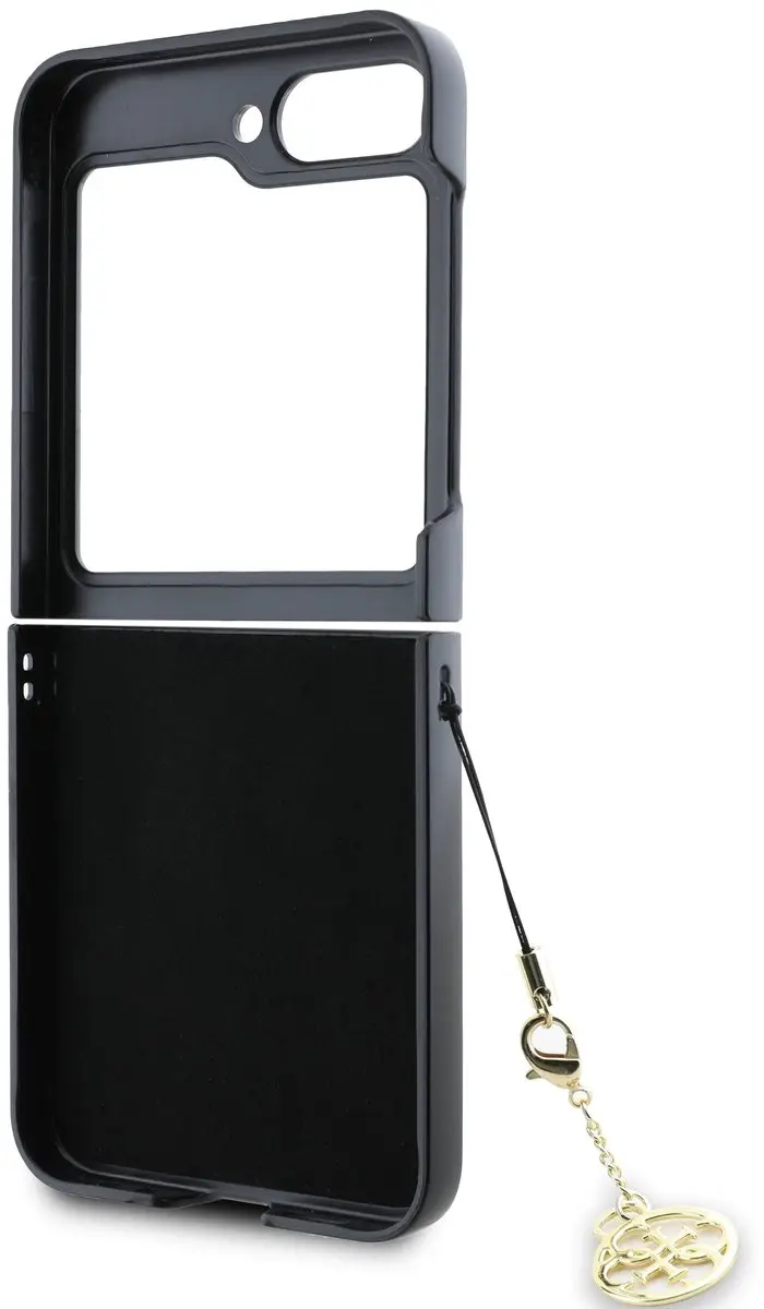GUESS Charm Hoesje Samsung Galaxy Z Flip 6 - Bruin