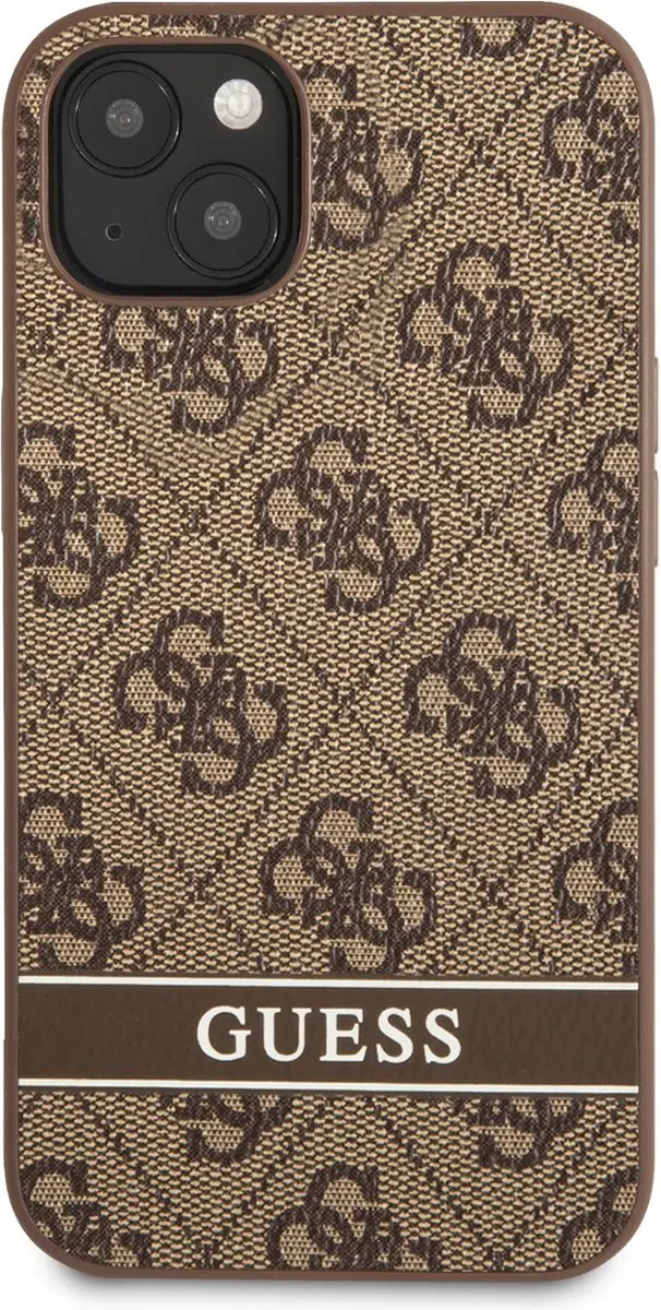 Guess GUHCP134GF4GBR Hoesje iPhone 13 - Bruin
