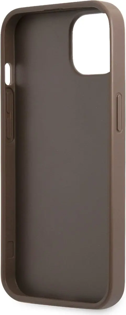 Guess GUHCP134GF4GBR Hoesje iPhone 13 - Bruin