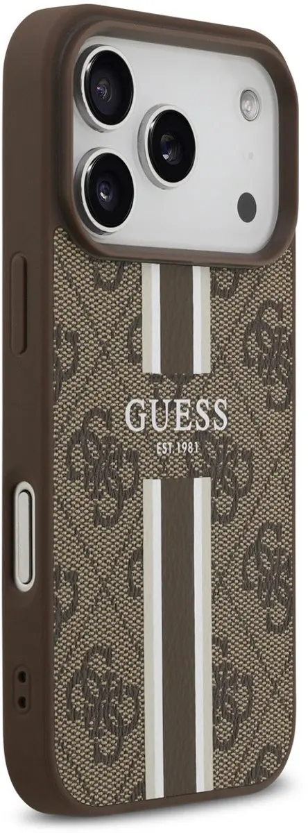 GUESS Hoesje iPhone 17 Pro 3666339491420 - Bruin