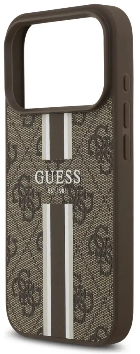 GUESS Hoesje iPhone 17 Pro 3666339491420 - Bruin
