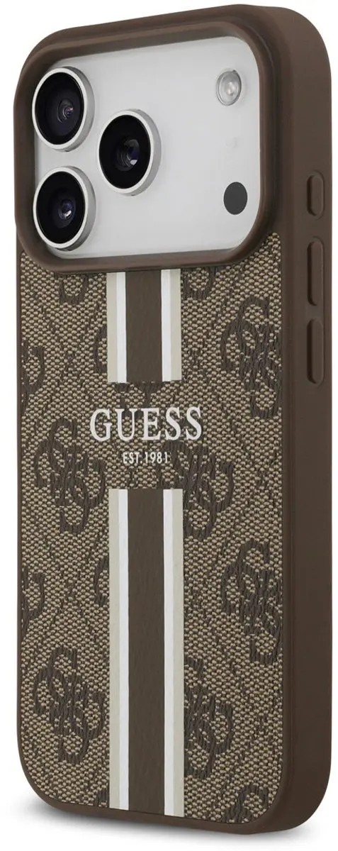 GUESS Hoesje iPhone 17 Pro 3666339491420 - Bruin