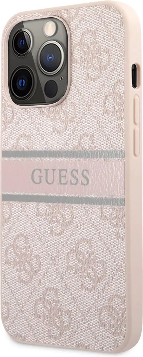 Guess Back Cover Telefoonhoesje iPhone 13 Pro Max - Roze - MagSafe