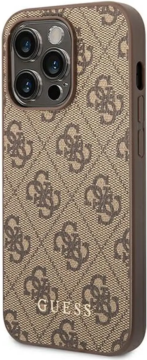 GUESS iPhone 14 Pro Hardcover - Bruin - afbeelding 6 van 6