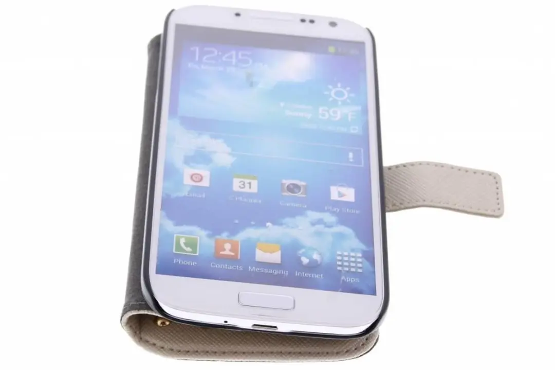 GUESS Studded Folio Case NT-30-019 - Samsung Galaxy S4 - Goud