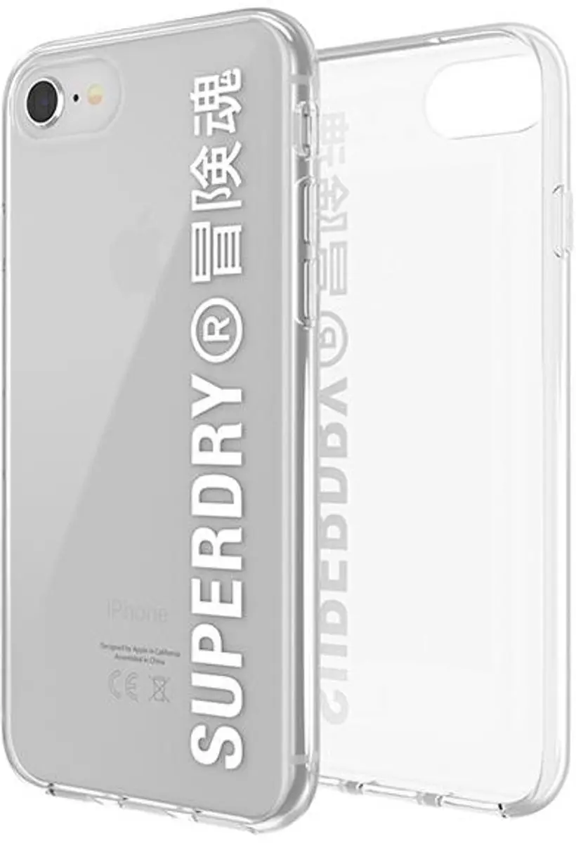 Superdry Snap Case iPhone 7/8/SE 2020 - Transparant