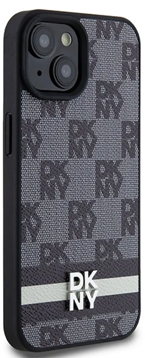 DKNY DKHCP14SPCPTSSK Hoesje iPhone 14 - Zwart Checkered