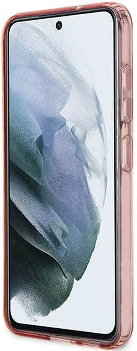 GUESS Flower Back Case Roze - Samsung Galaxy S23 - 3666339117221 - afbeelding 6 van 6
