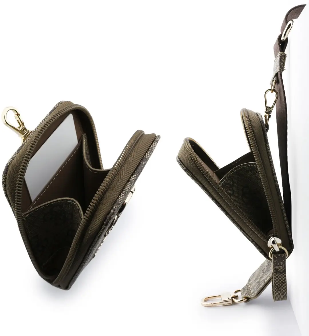 GUESS Telefoonkoord met Pasjeshouder 3666339593292 - Zwart