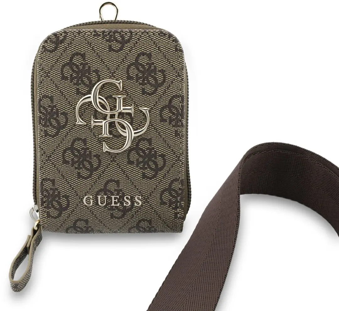 GUESS Telefoonkoord met Pasjeshouder 3666339593292 - Zwart