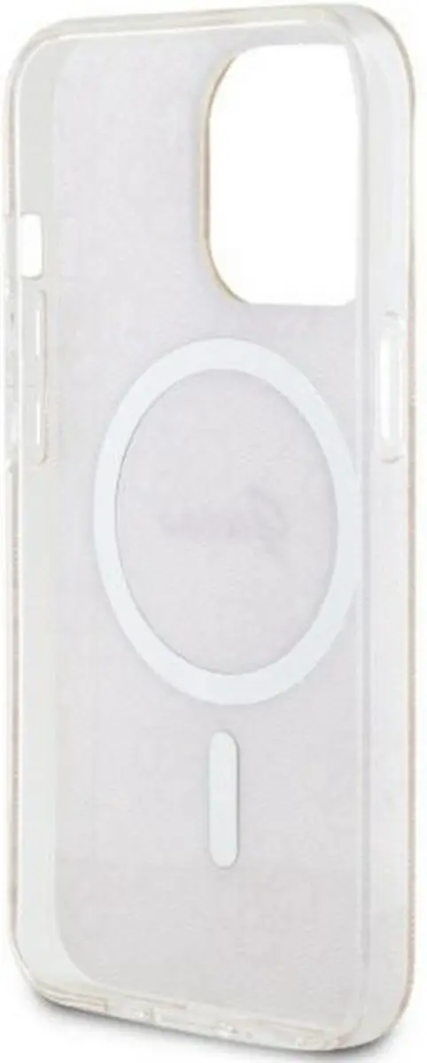 GUESS 4G Back Case MagSafe iPhone 13 Pro Max - Roze