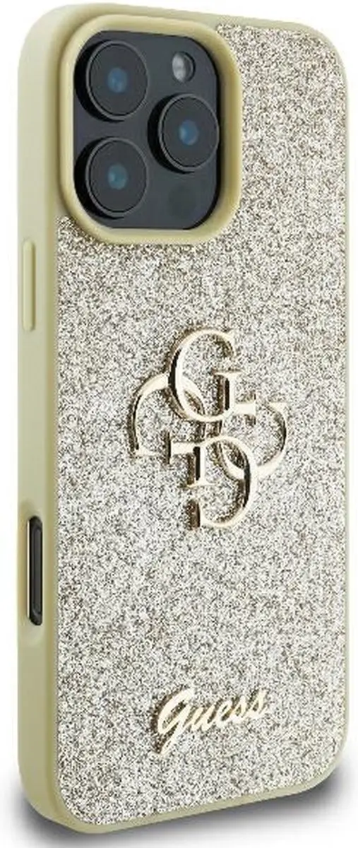 GUESS GUHCP16LHG4SGD iPhone 16 Pro Hardcase - Goud