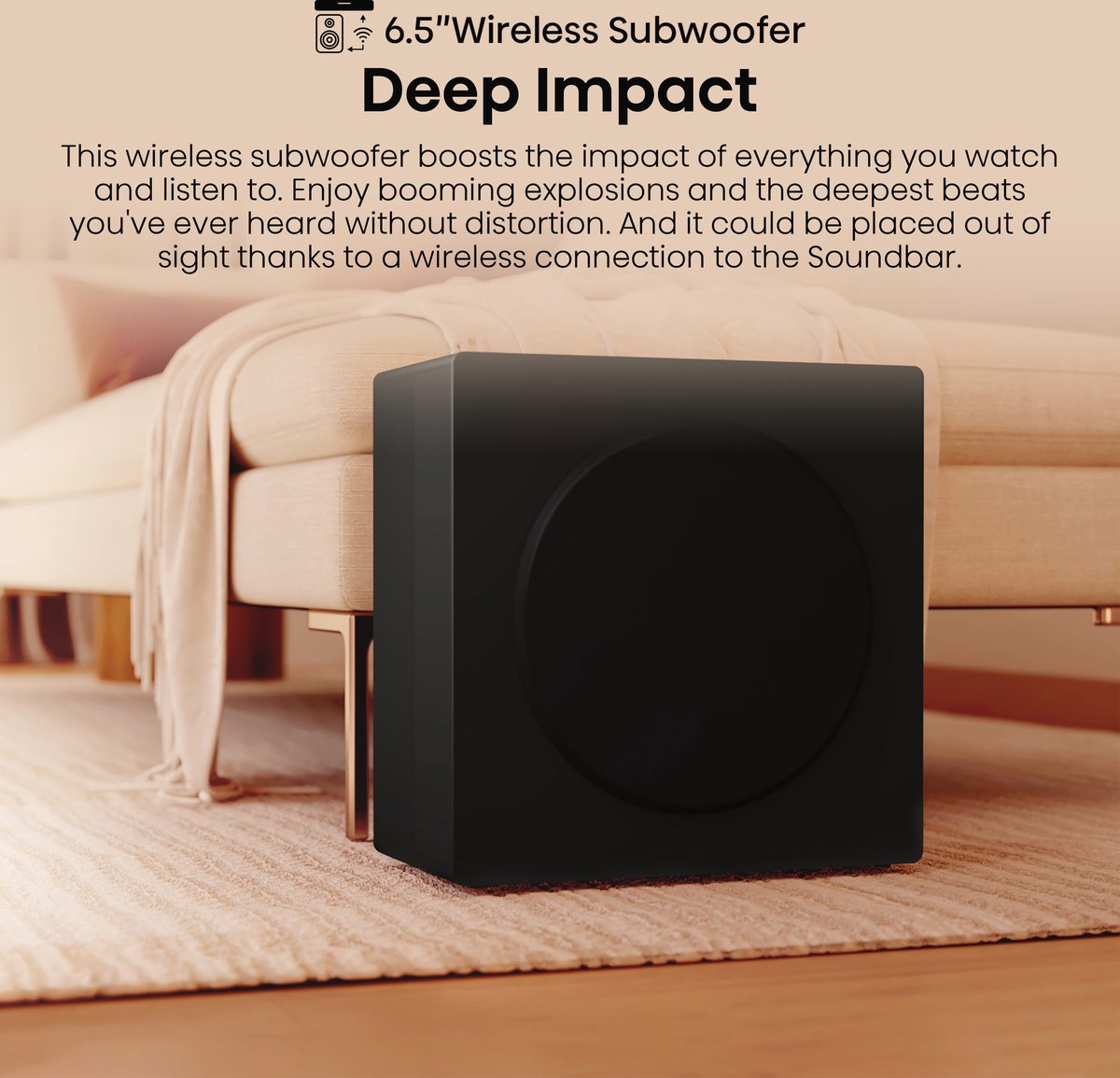 Hisense HS3100 soundbar luidspreker Zwart 3.1 kanalen 480 W