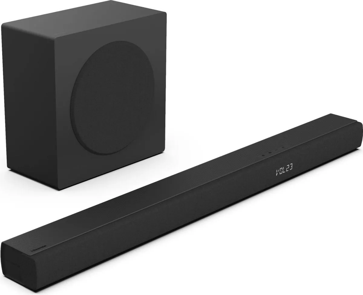 Hisense HS3100 Soundbar 3.1 - 480W - Zwart - afbeelding 6 van 6