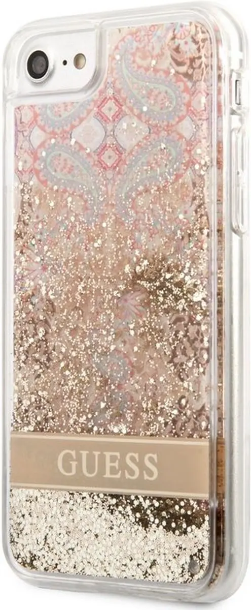 GUESS Paisley Liquid Glitter Case