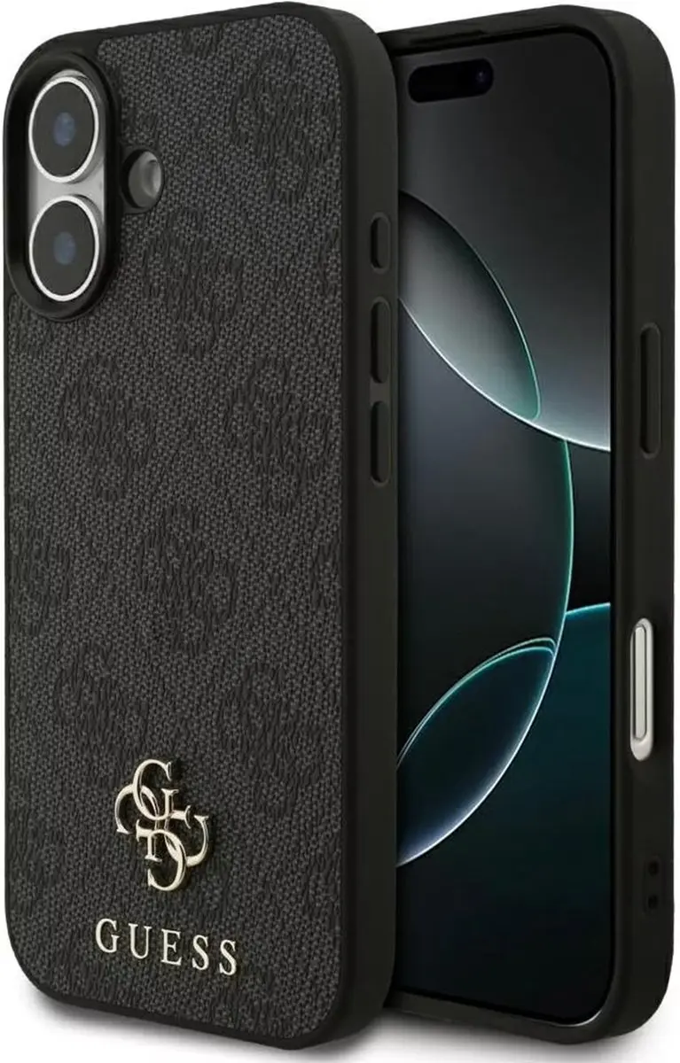 GUESS Back Cover Case iPhone 17 - Zwart - MagSafe