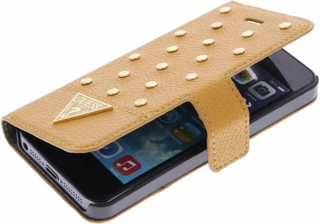 GUESS iPhone 5/5s/SE Hoesje S206-12 - Cognac