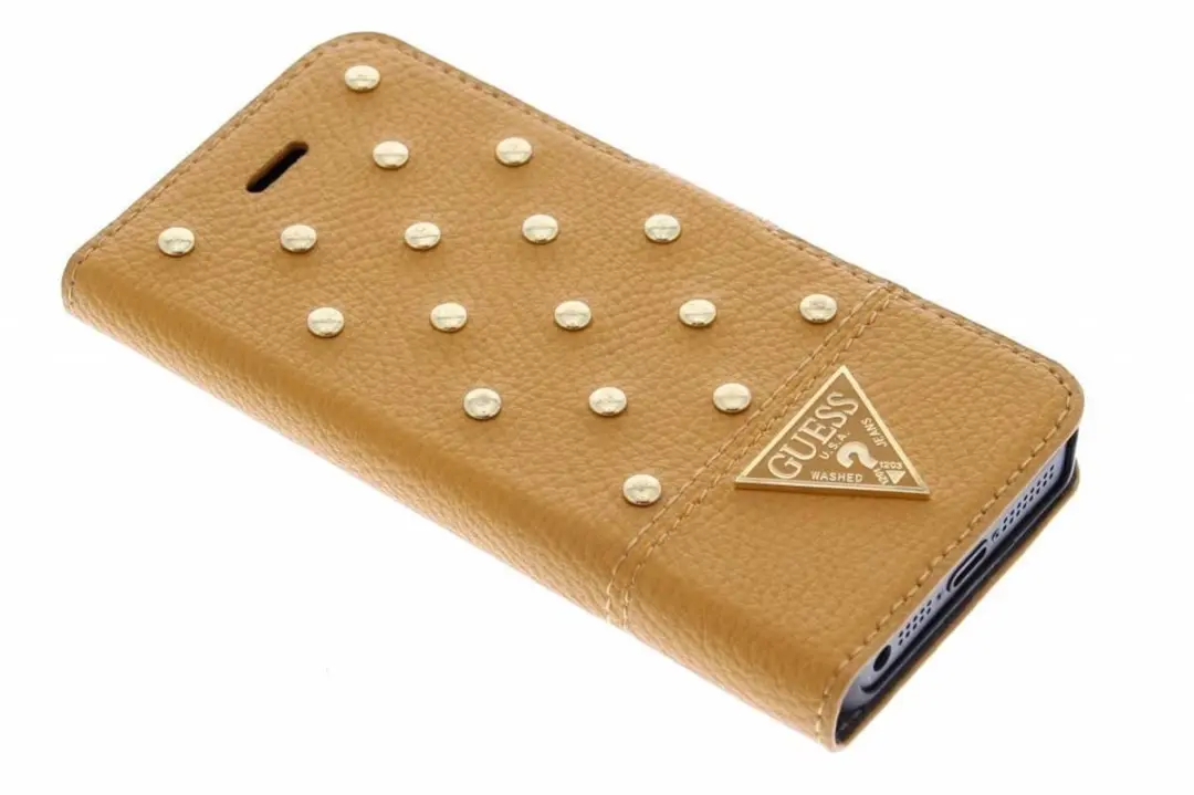 GUESS iPhone 5/5s/SE Hoesje S206-12 - Cognac