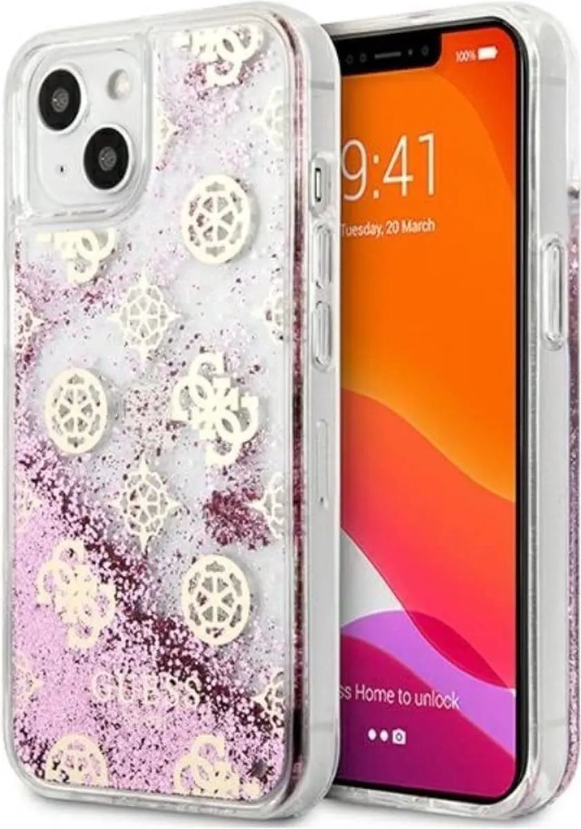Guess Hoesje iPhone 13 mini 5,4" - Roze