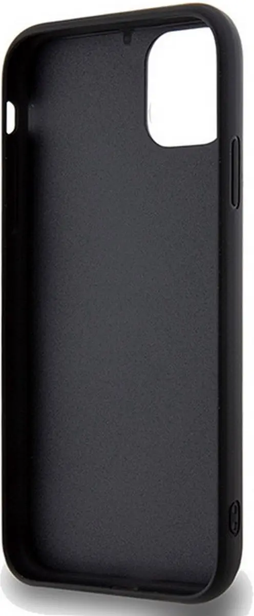 GUESS Disco Metal Script Back Case - iPhone 11/XR Zwart