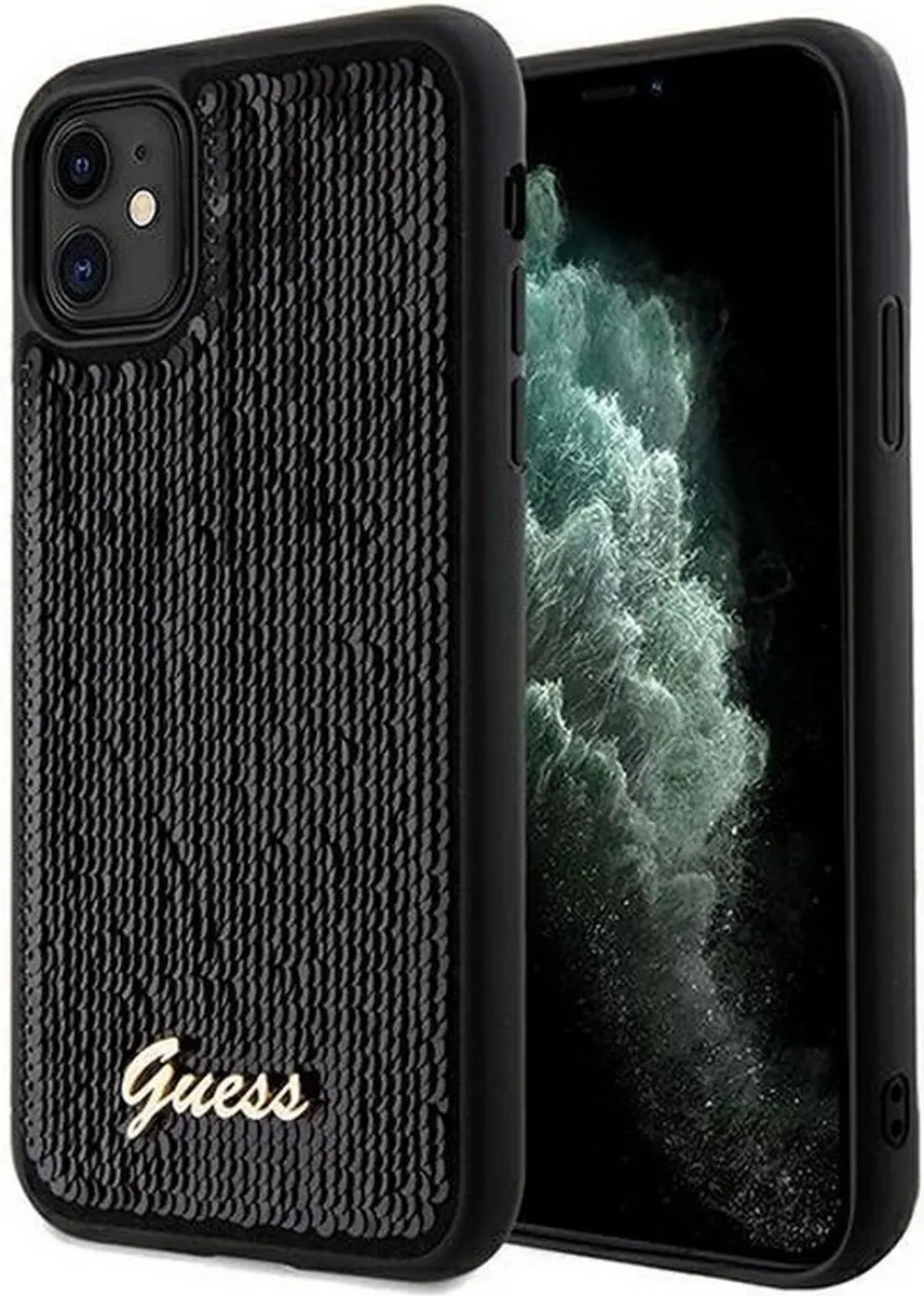 GUESS Disco Metal Script Back Case