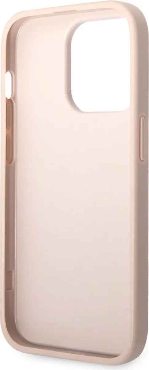 GUESS 4G Metal Logo Hoesje iPhone 15 Pro Max - Roze
