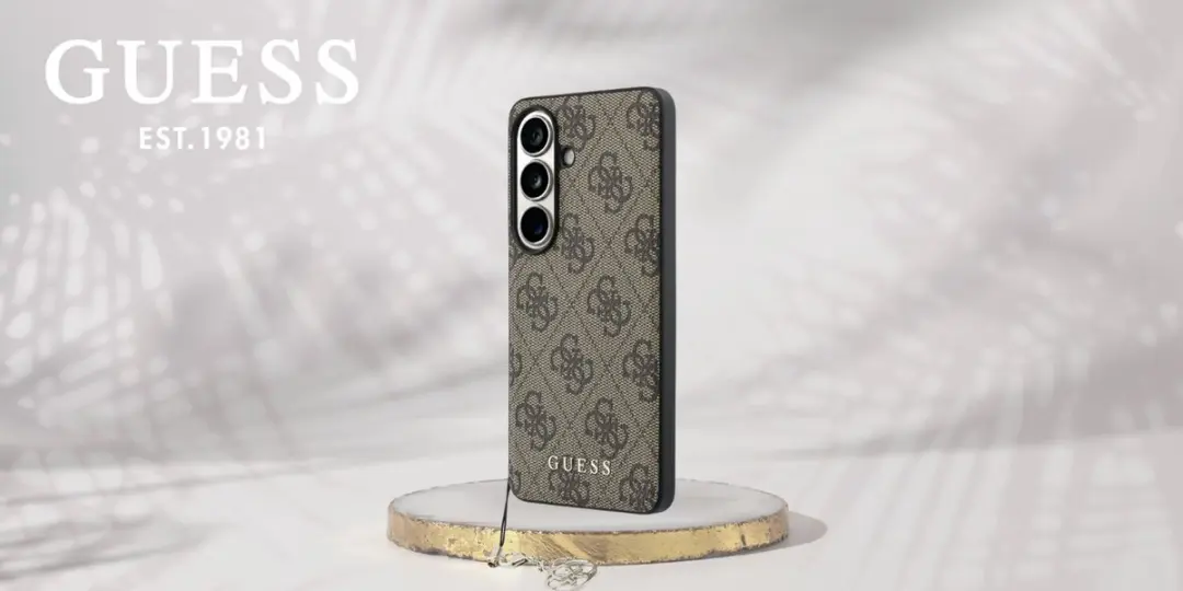 GUESS Hoesje Samsung Galaxy S26 - Classic Logo - Bruin - GUHMS26L4GFBR