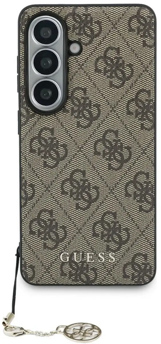 GUESS Hoesje Samsung Galaxy S26 - Classic Logo - Bruin - GUHMS26L4GFBR