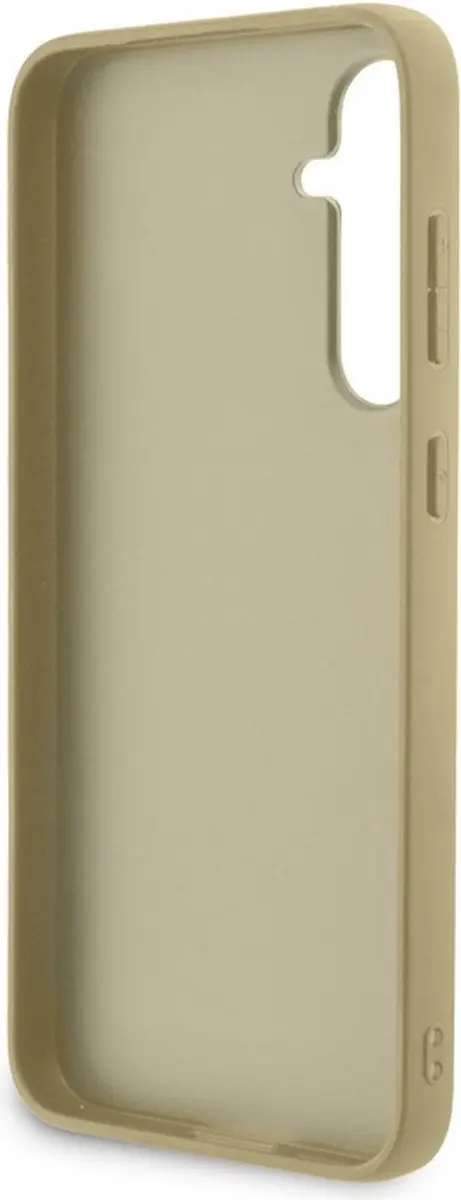 GUESS 4G Metal Logo Glitter Back Case Goud - GUHCS23FEHG4SGD