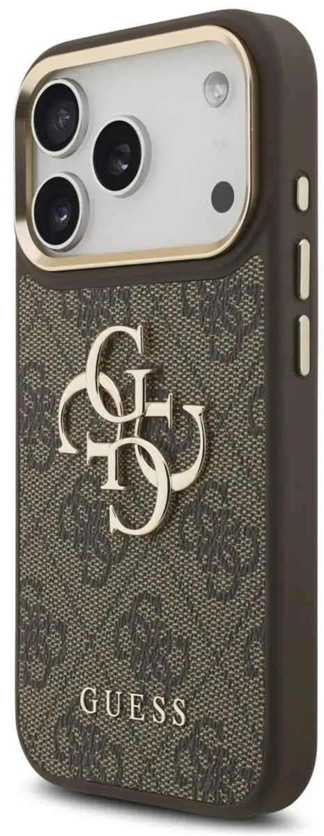 GUESS Case 4G Classic Logo - iPhone 17 Pro - Zwart