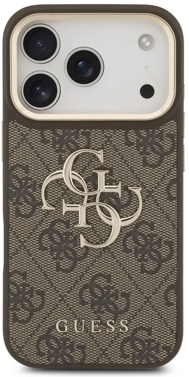 GUESS Case 4G Classic Logo - iPhone 17 Pro - Zwart