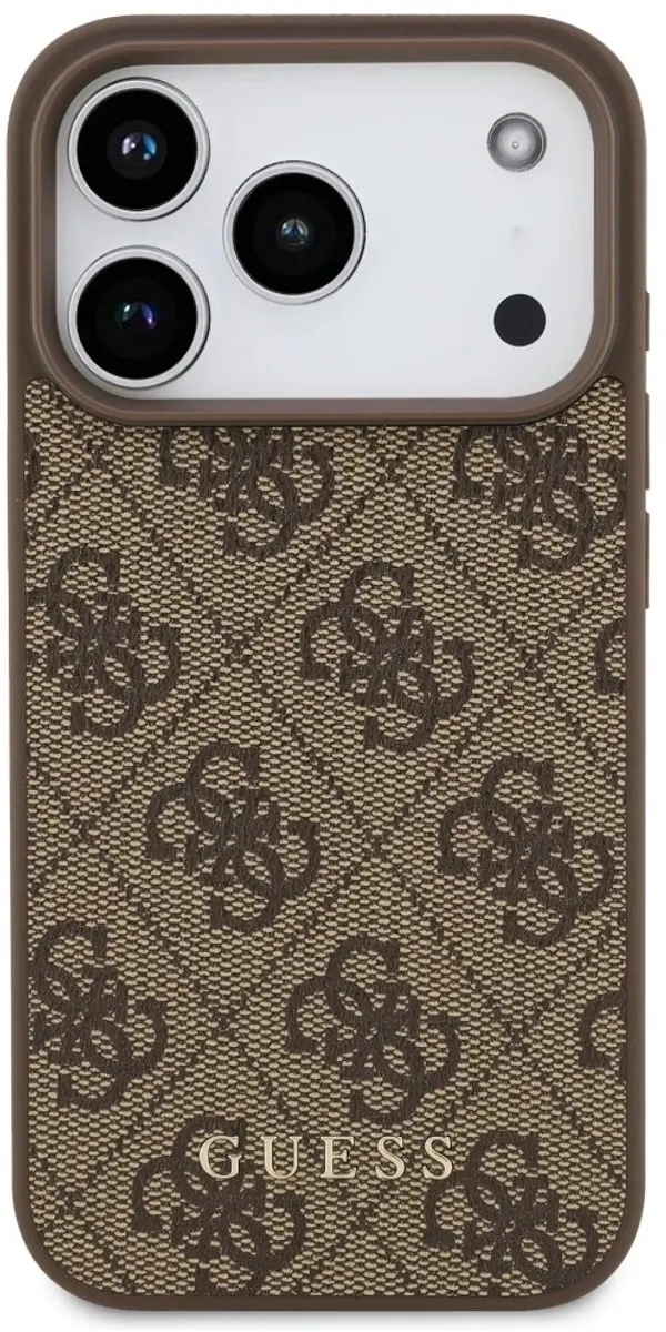 Guess 4G Classic Hoesje iPhone 17 Pro - Zwart