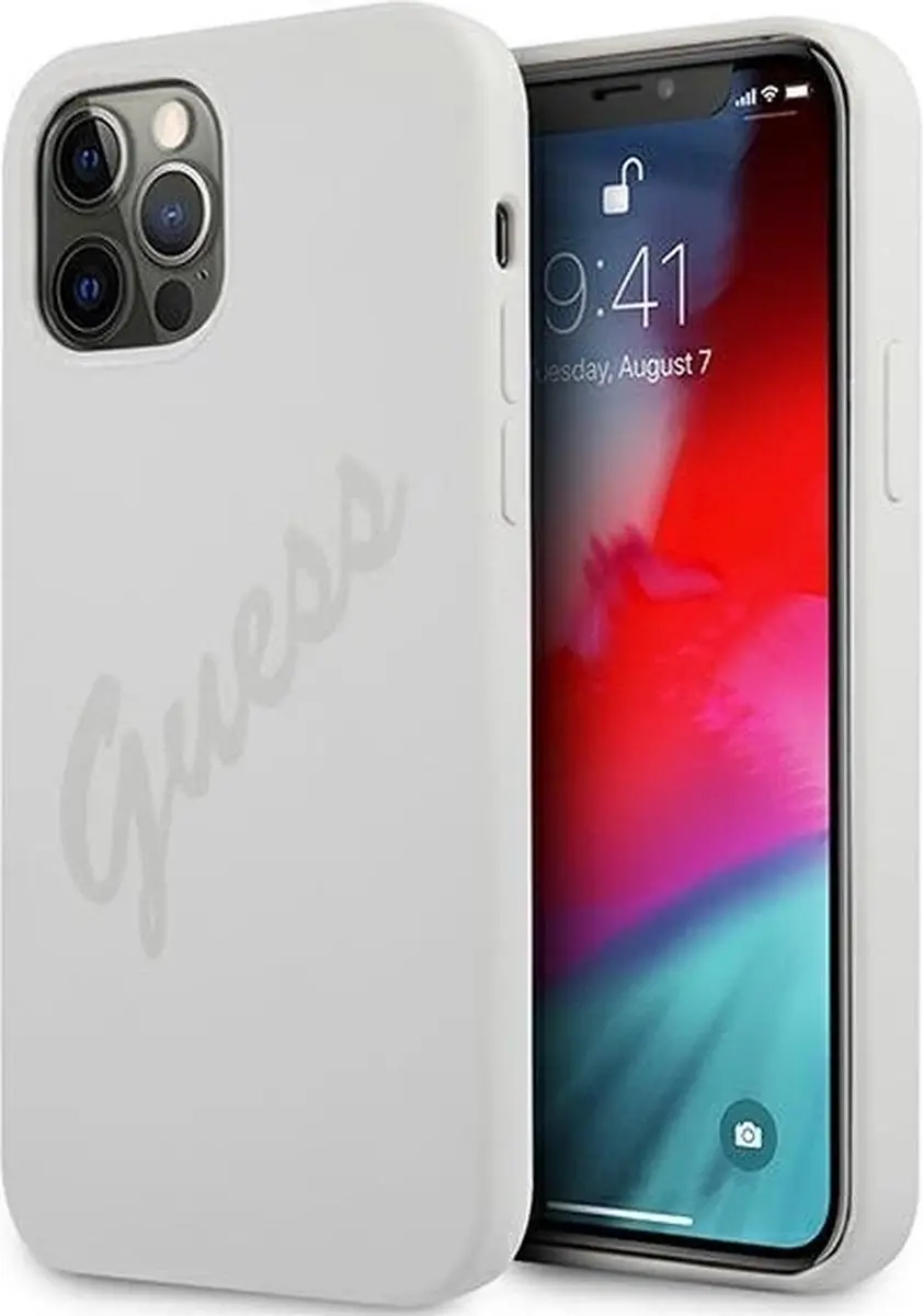 GUESS Silicone Backcase iPhone 12/12 Pro 6803