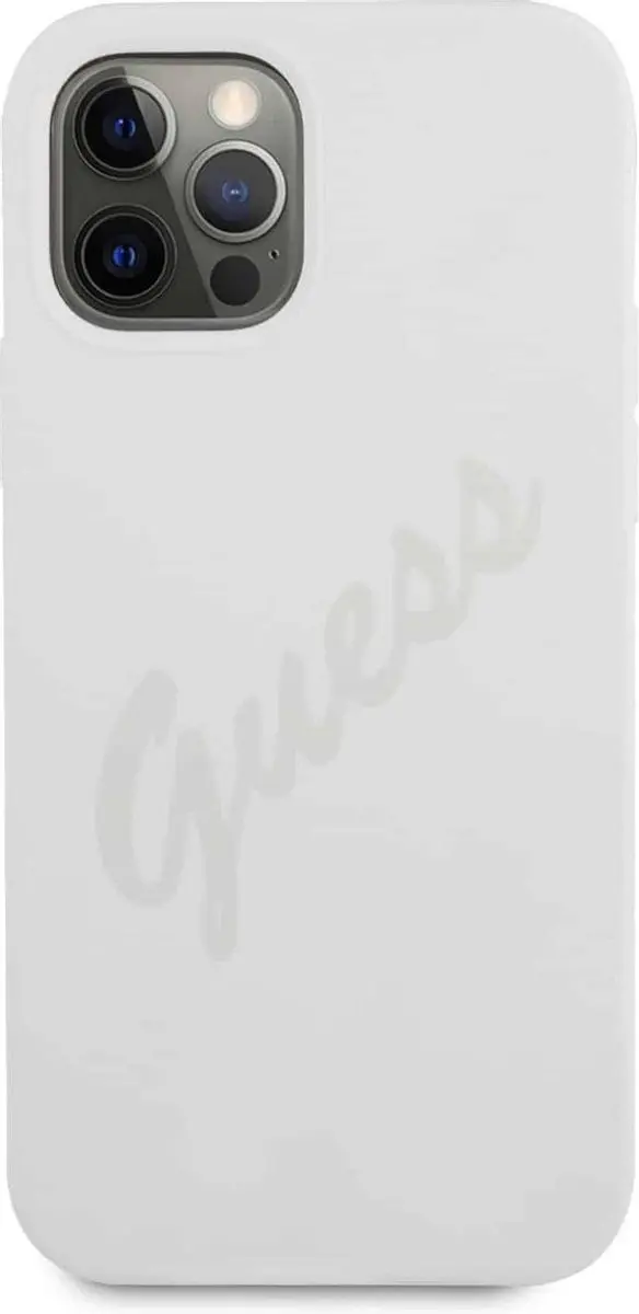 GUESS Silicone Backcase iPhone 12/12 Pro 6803 - Grijs