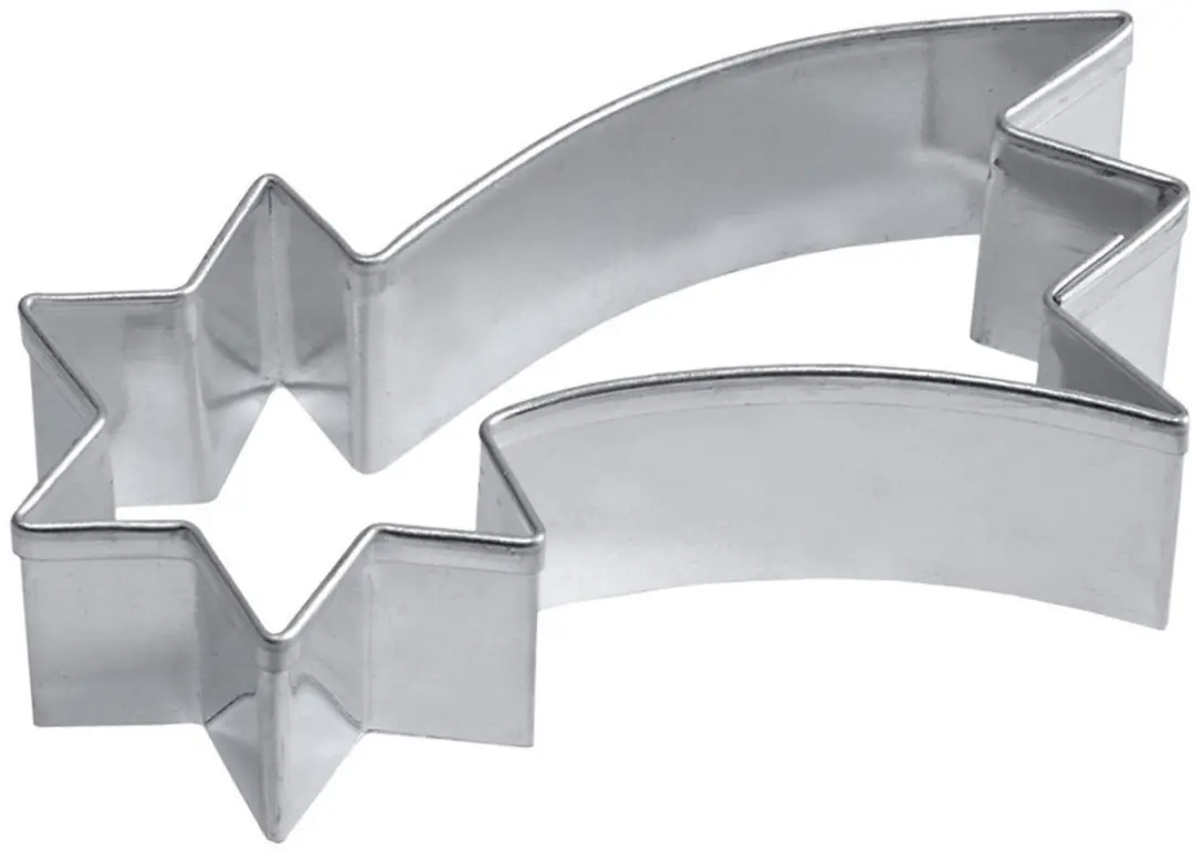 Orion Stalen Koekjesvorm Ster van Bethlehem 6,4cm - Zilver