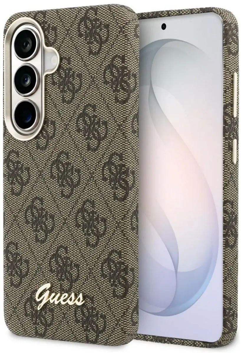 Guess Hoesje GUHCS26S4GBR - Samsung Galaxy S26 - Bruin