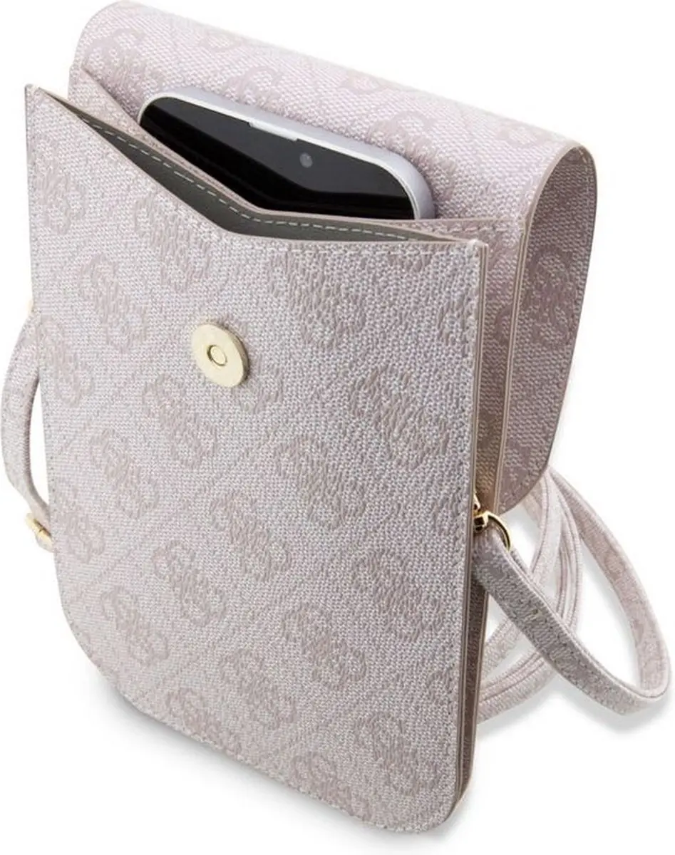 Guess 4G Printed Stripe Heuptas 3666339119591 - Roze