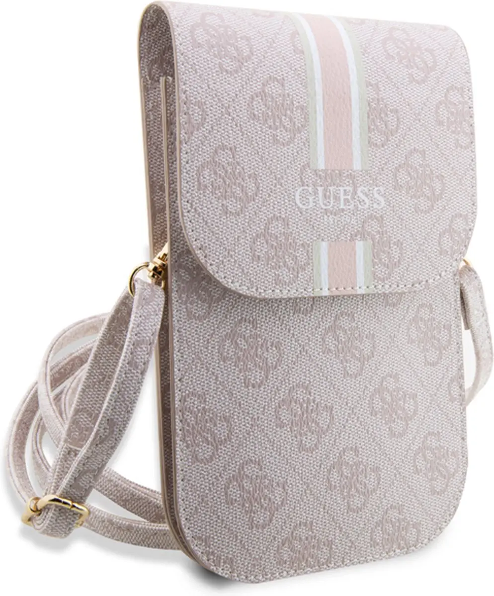 Guess 4G Printed Stripe Heuptas 3666339119591 - Roze