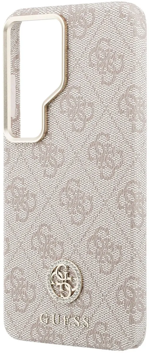 Guess Telefoonhoesje Samsung Galaxy S26 Ultra - Roze MagSafe Strass Logo