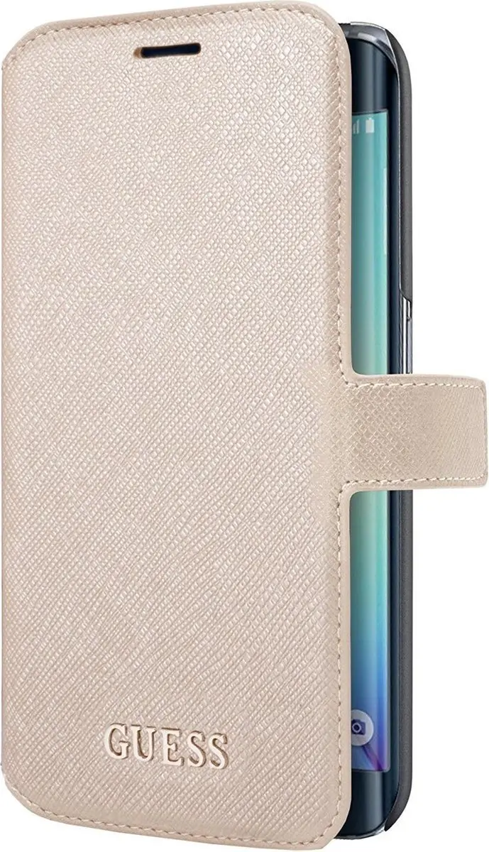 GUESS Saffiano Wallet Book Case NT-37-6767 - Beige
