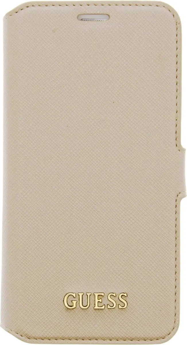 GUESS Saffiano Wallet Book Case NT-37-6767 - Beige