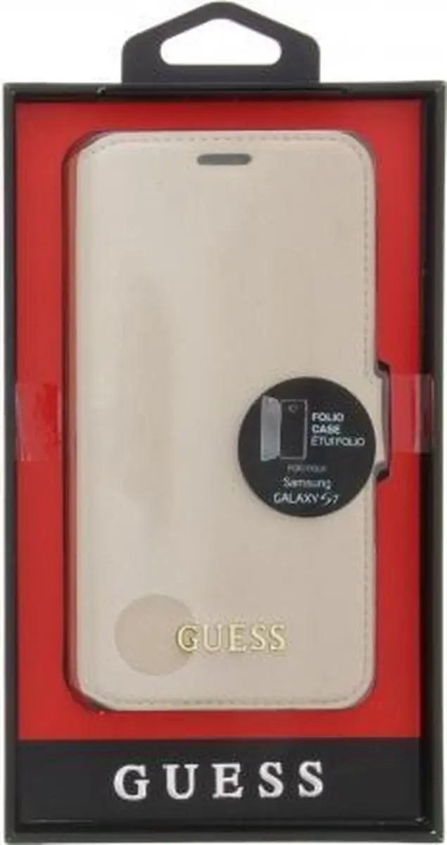 GUESS Saffiano Wallet Book Case NT-37-6767 - Beige