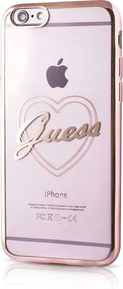 GUESS iPhone 6/6s Hoesje NT-30-7612 - Rose Goud